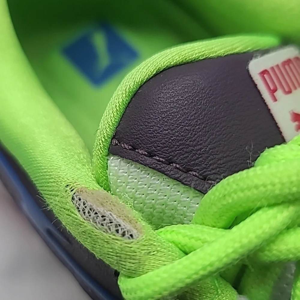 Puma Womens Sz 8.5 RS Fast Pop White Purple Sweet Grape Sneakers Shoes 384328 01 - Picture 5 of 9